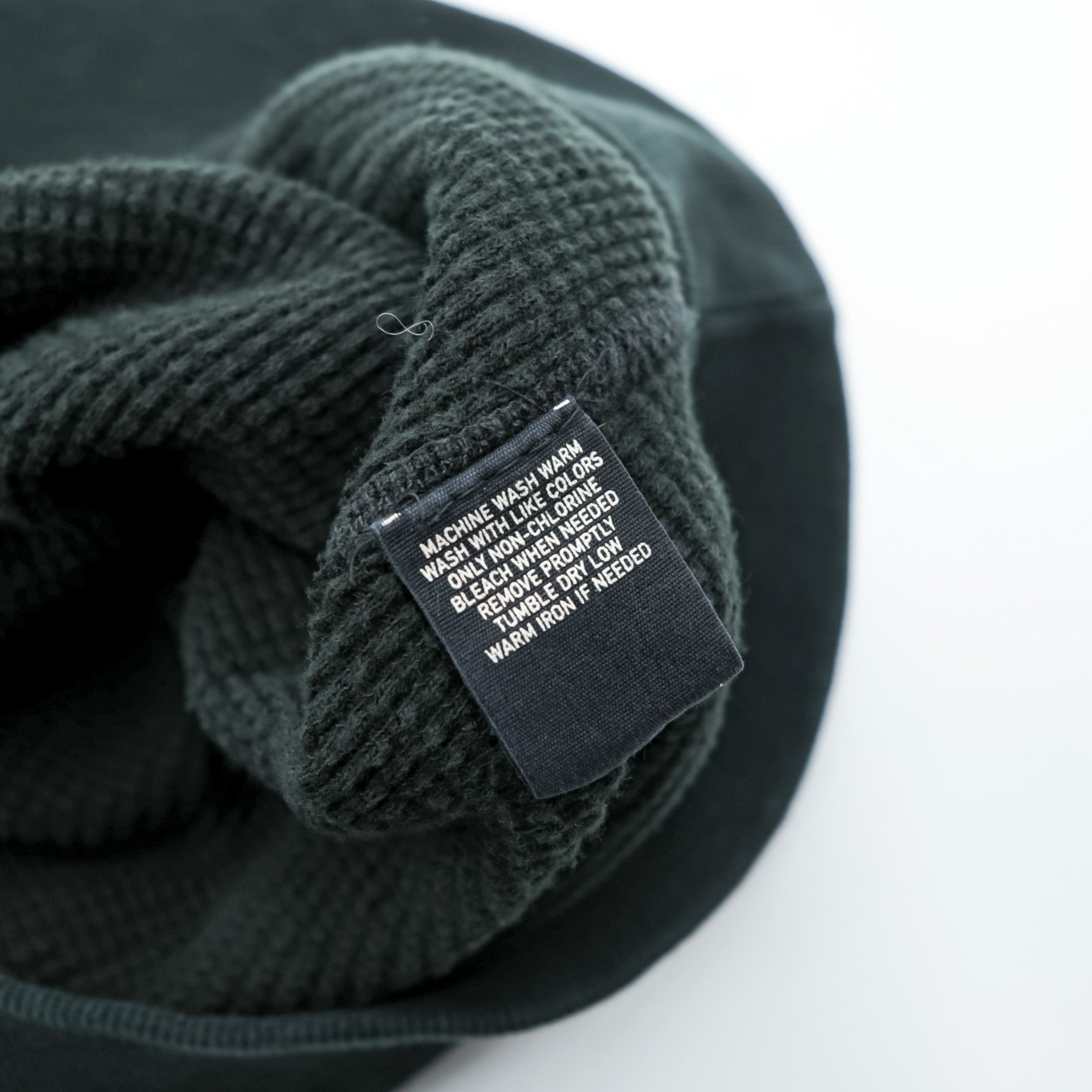 Polo Ralph Lauren リバーシブル 前V サーマル スウェット トレーナー 2XL ブラック スモールポニー刺繍