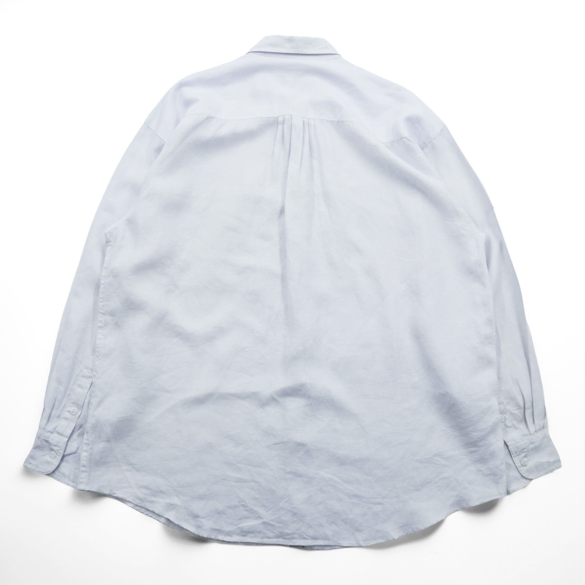 GOOUCH 90s Linen Shirt XL White Chest Pocket Big Size 100% Linen Deadstock Unused