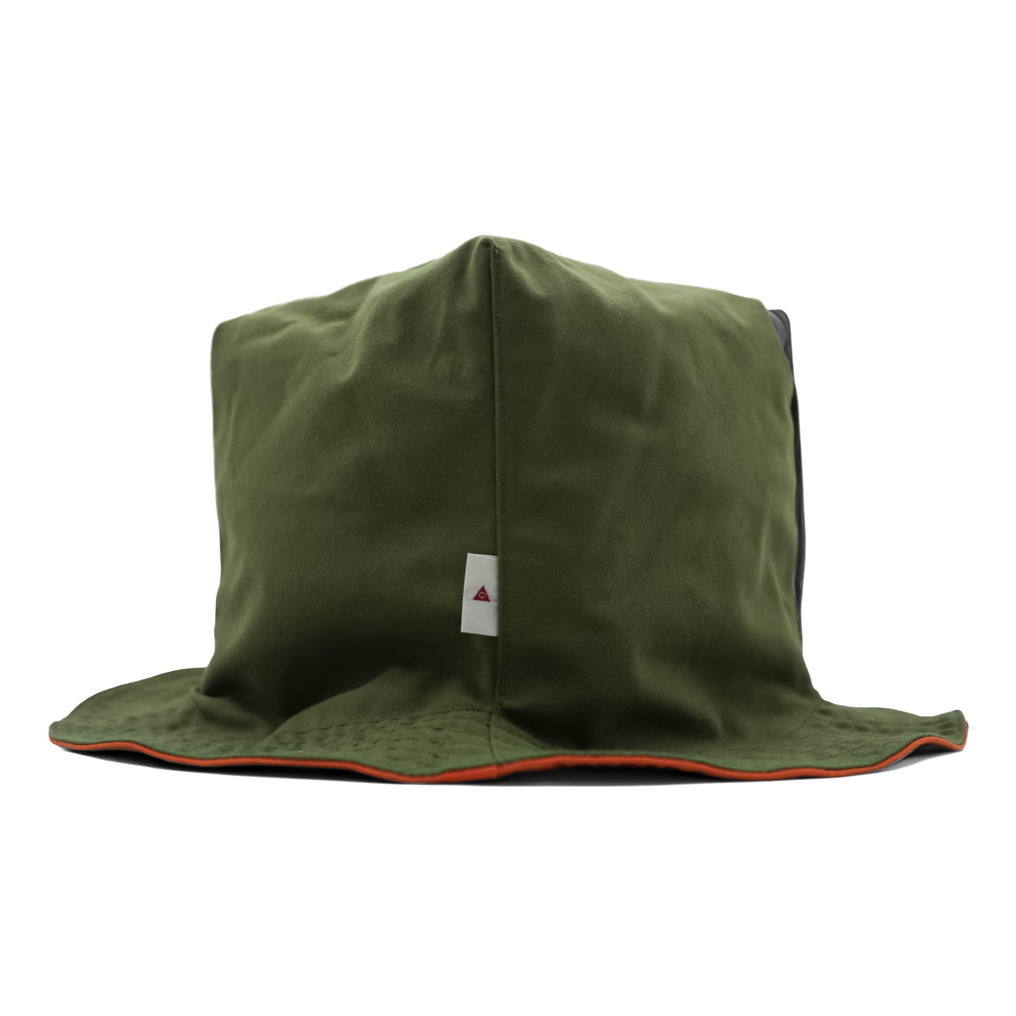 THE MONGOLIAN CHOPPS Reversible Bucket Hat PENTAGONAL HAT Orange Khaki