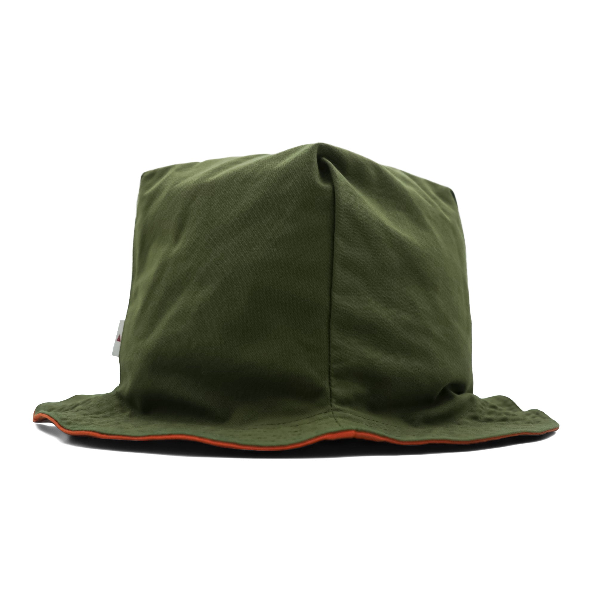 THE MONGOLIAN CHOPPS Reversible Bucket Hat PENTAGONAL HAT Orange Khaki