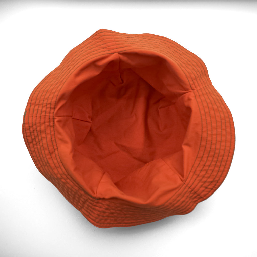 THE MONGOLIAN CHOPPS Reversible Bucket Hat PENTAGONAL HAT Orange Khaki