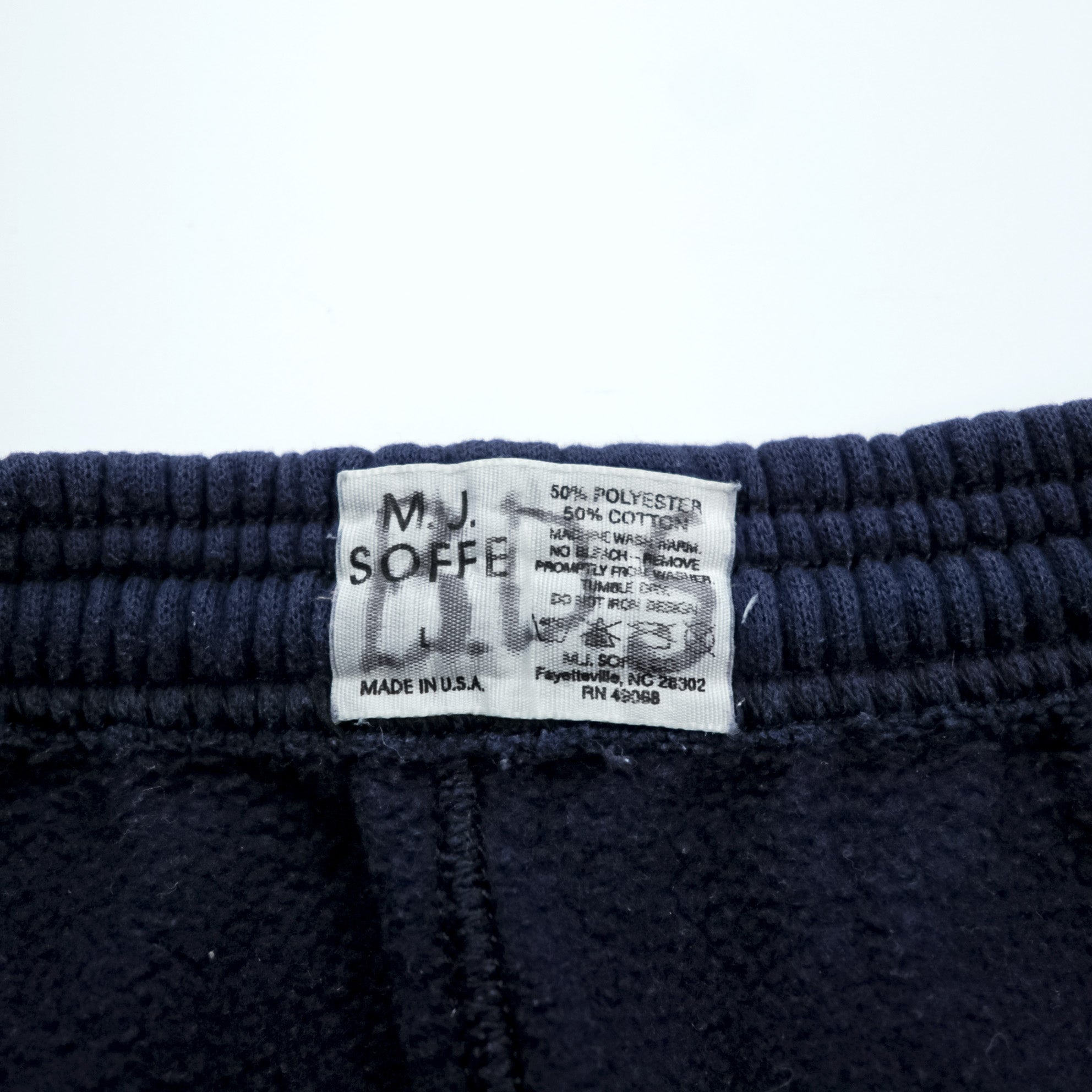 US NAVY US Military Vintage M.J. SOFFE Sweatpants L Navy Military Made in USA