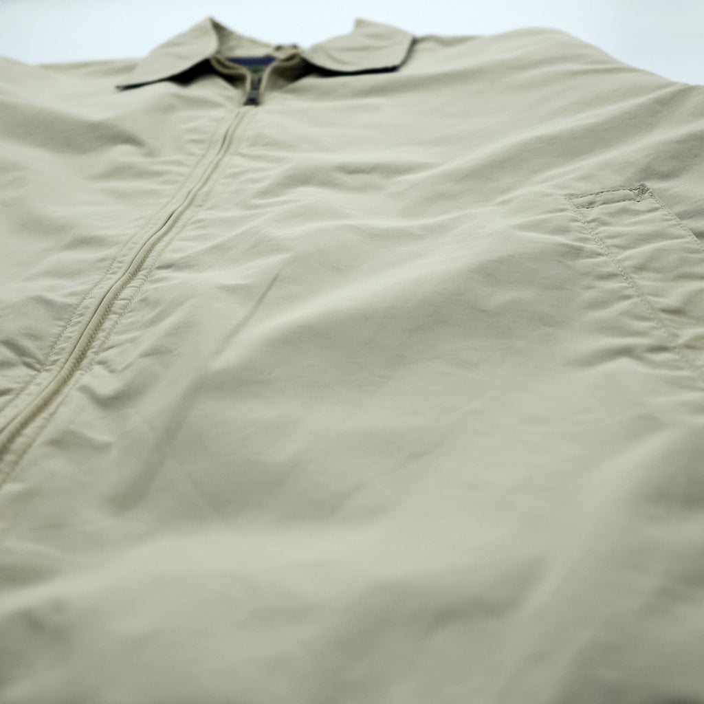 Eddie Bauer 90年代 スウィングトップ ハリントンジャケット L ベージュ コットン ナイロン