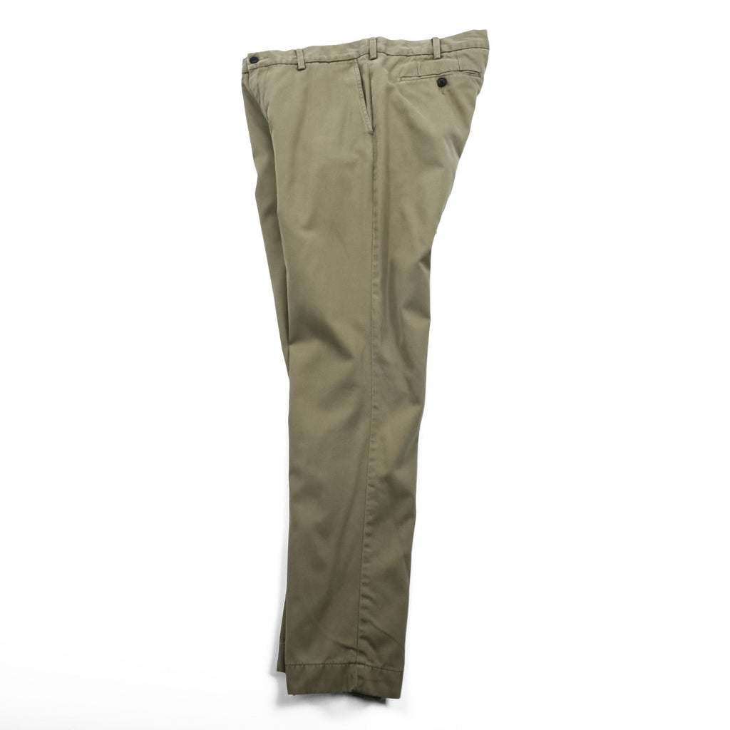 Polo Ralph Lauren Polo Chino Chino Pants Work Pants M Beige Flannel Lined STRAIGHT FIT