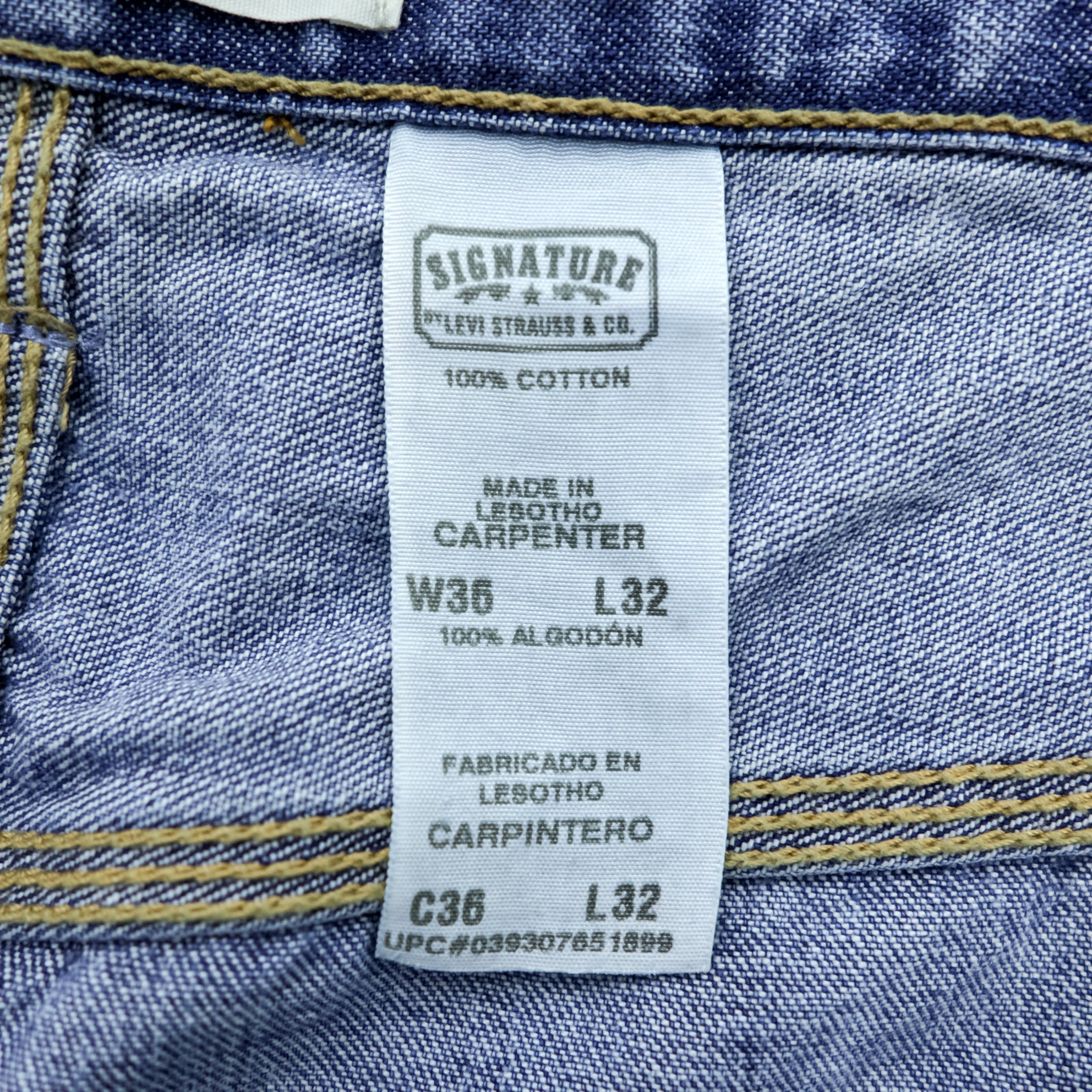 Levi's CARPENTER 00年代 ワイド ペインター デニムパンツ ジーンズ XL インディゴ 916007511 SIGNATURE