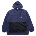 NIKE ACG 90s Half-Zip Anorak Parka Nylon Jacket L Navy Mesh Pockets Drawstring Big Size