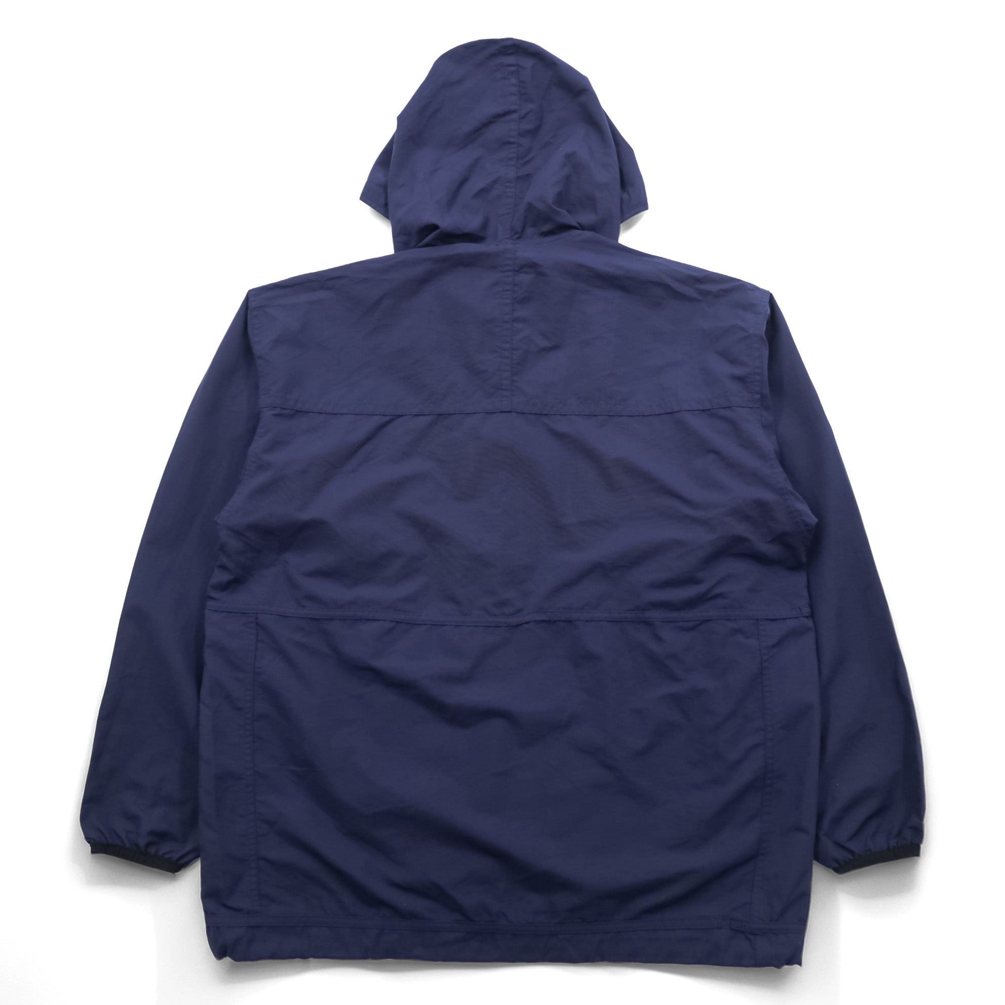 NIKE ACG 90s Half-Zip Anorak Parka Nylon Jacket L Navy Mesh Pockets Drawstring Big Size