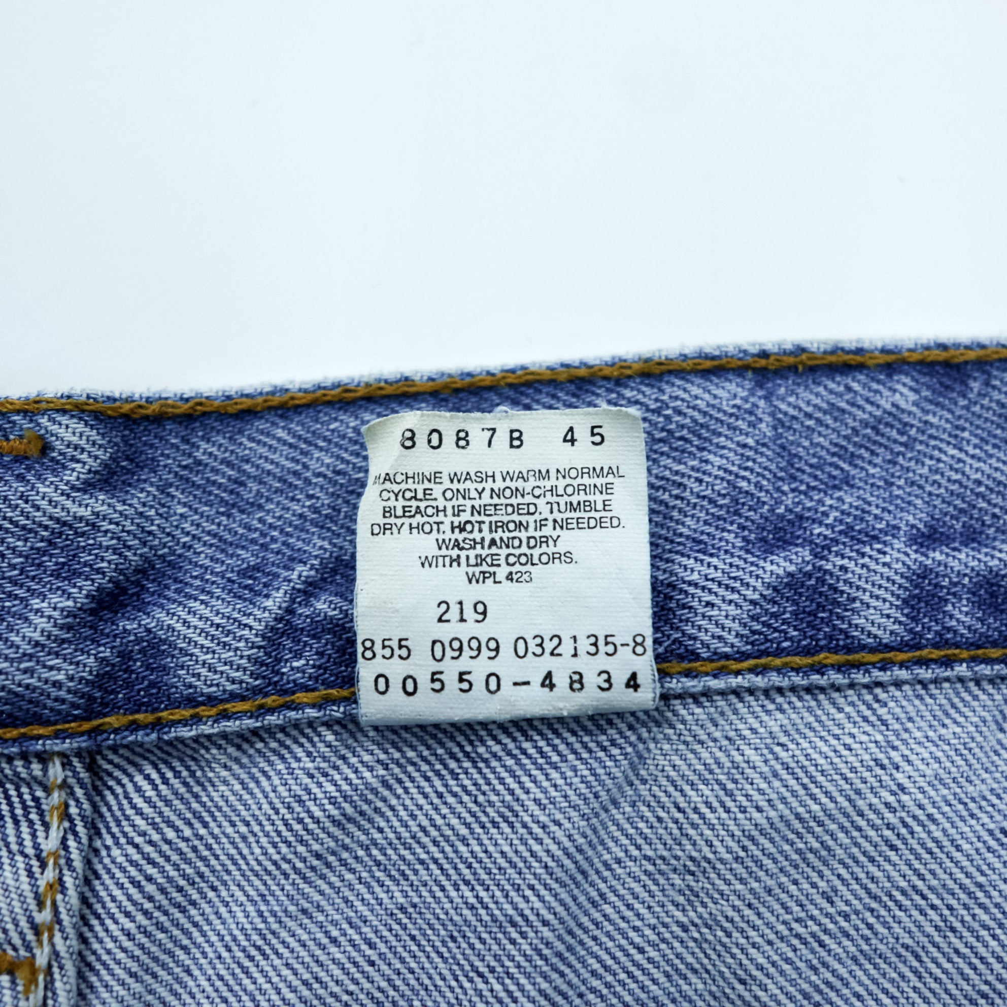 Levi's 90年代 RELAXED FIT 550 テーパード デニムパンツ ジーンズ L インディゴ 00550-4834