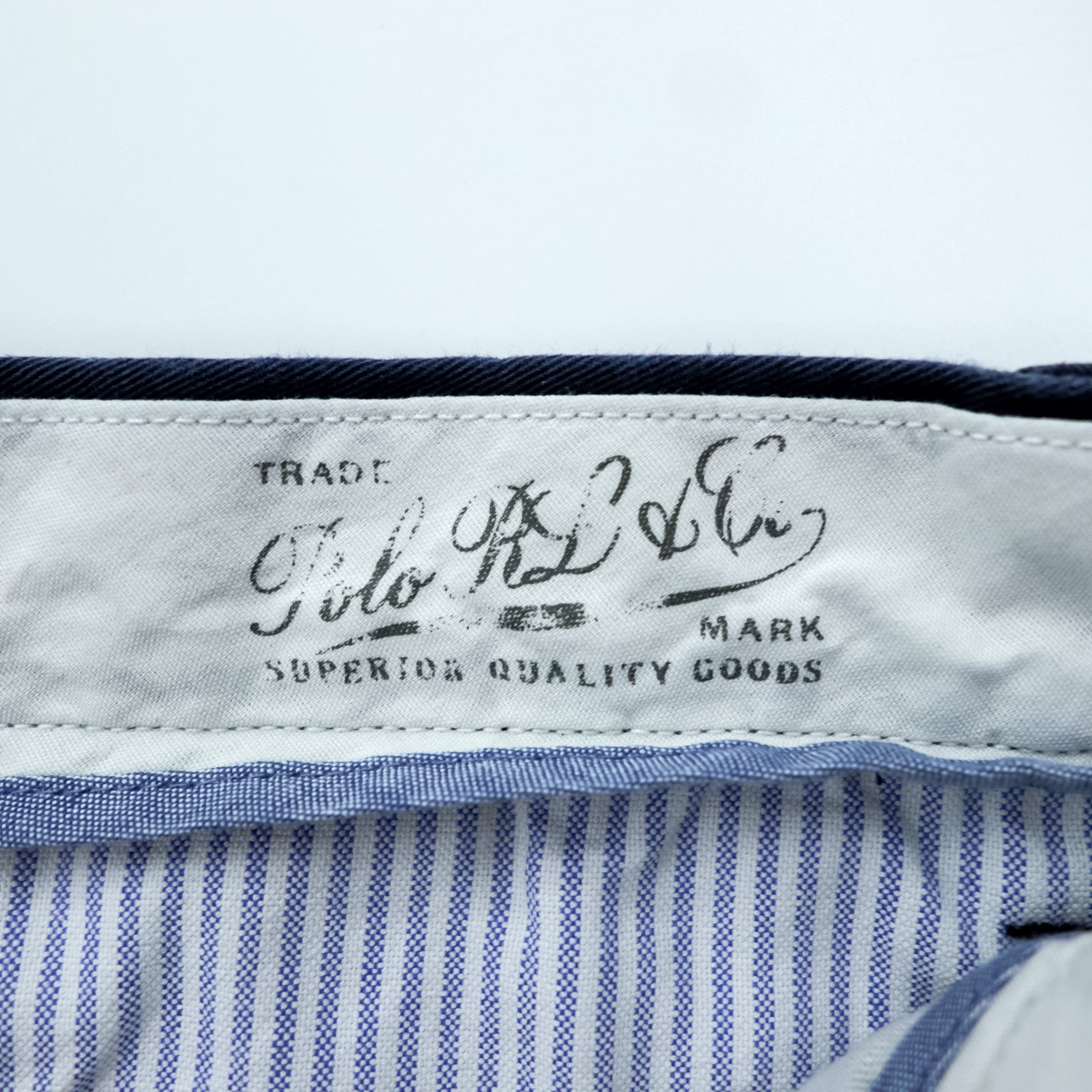 Polo Ralph Lauren ポロチノ チノパンツ ワークパンツ M ネイビー コットン SLIM FIT