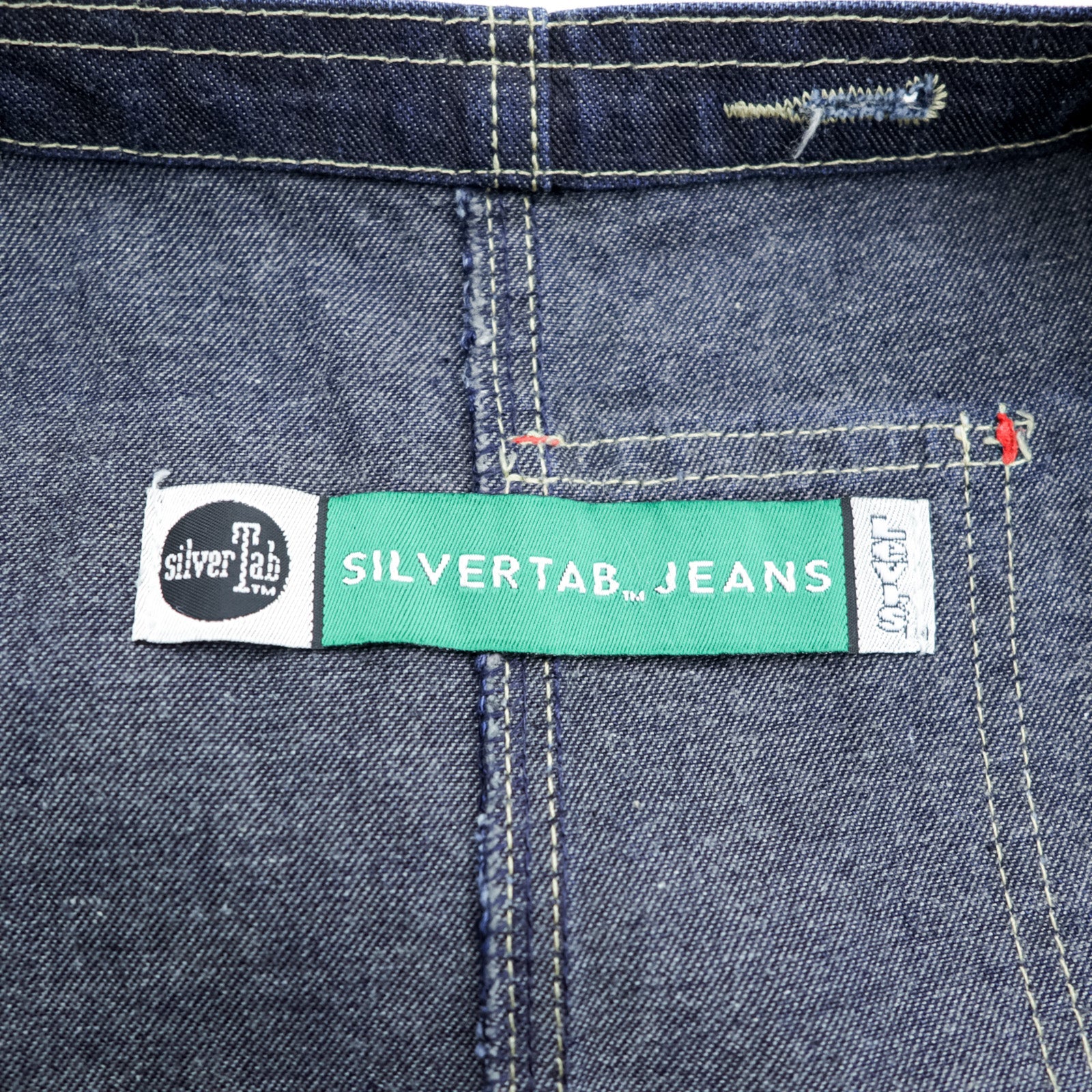 Levi's SILVERTAB JEANS シルバータブ 90年代 デニム オーバーオール L インディゴ 濃紺 40850-1901