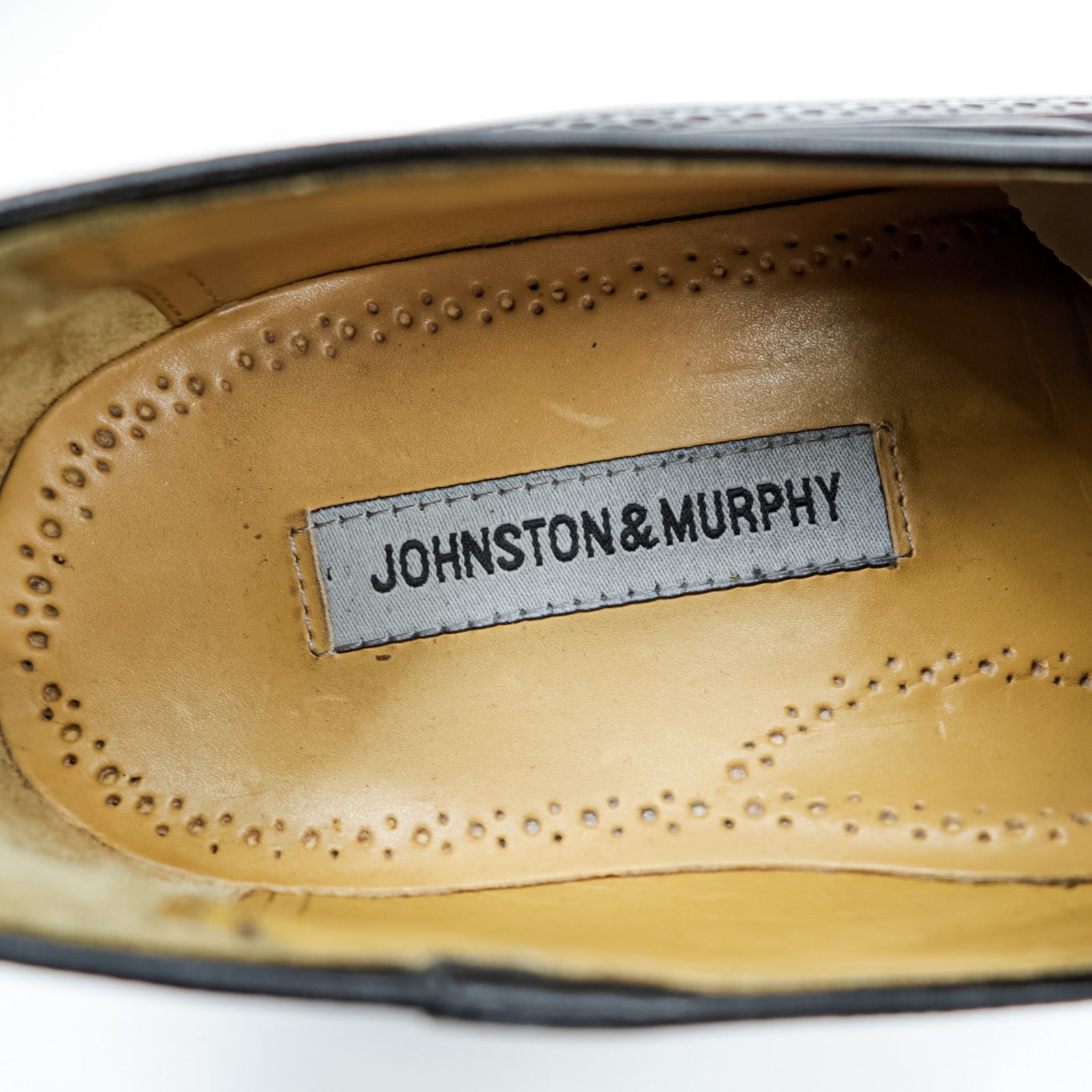 JOHNSTON&MURPHY Fringe Tassel Loafers 28cm Leather Genuine Leather Wingtip Burgundy 08609