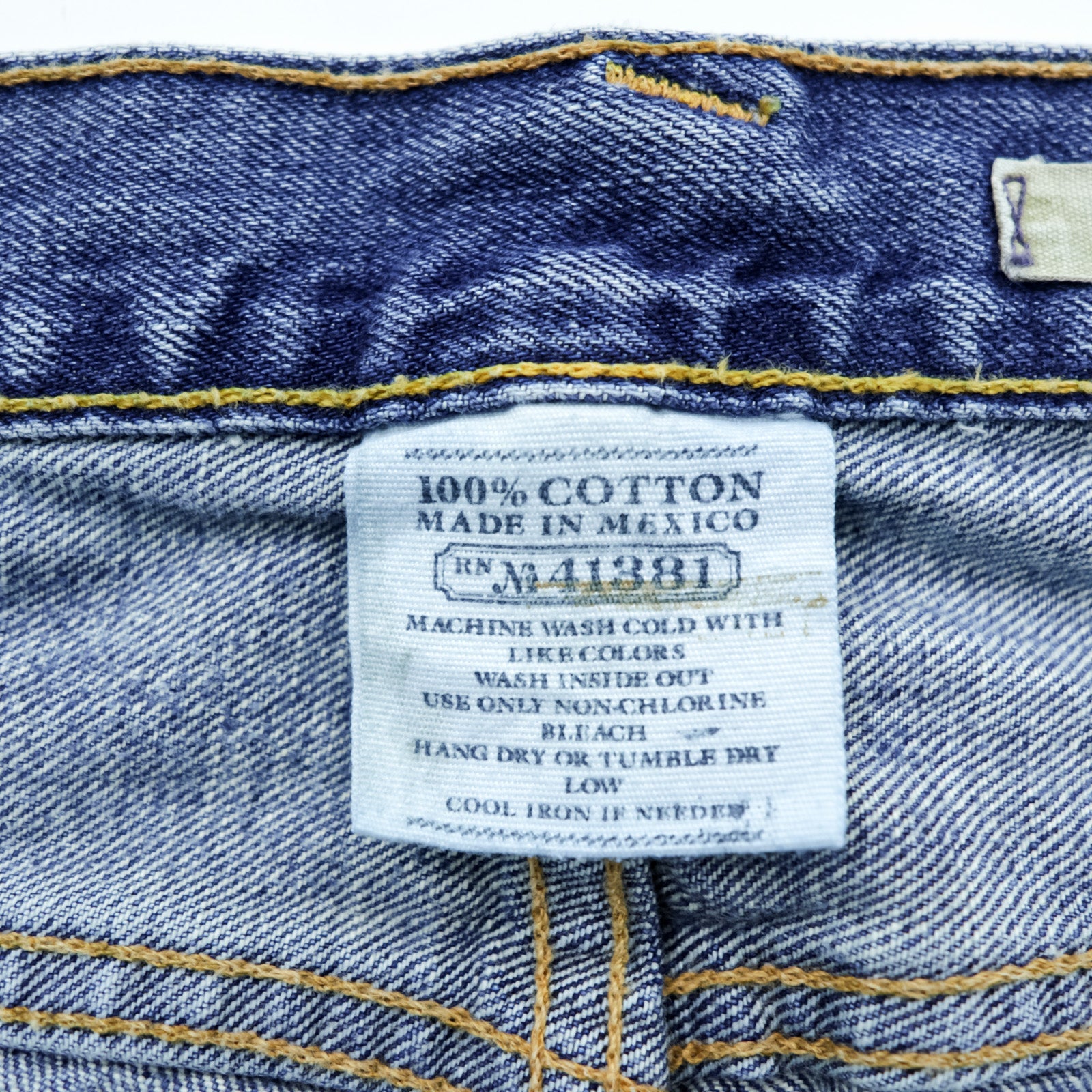 Polo Ralph Lauren Vintage Distressed Denim Jeans M Indigo Classic Straight