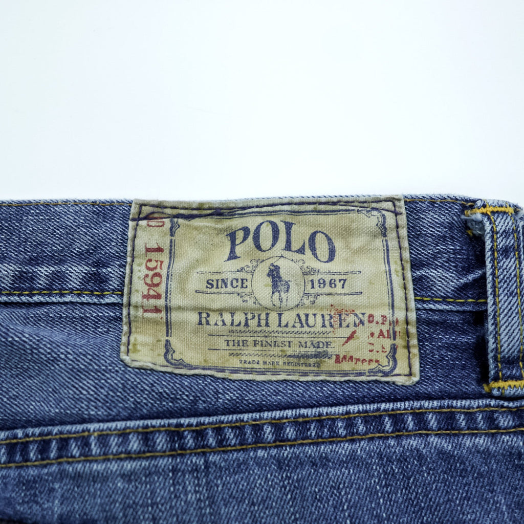 Polo Ralph Lauren Vintage Distressed Denim Jeans M Indigo Classic Straight