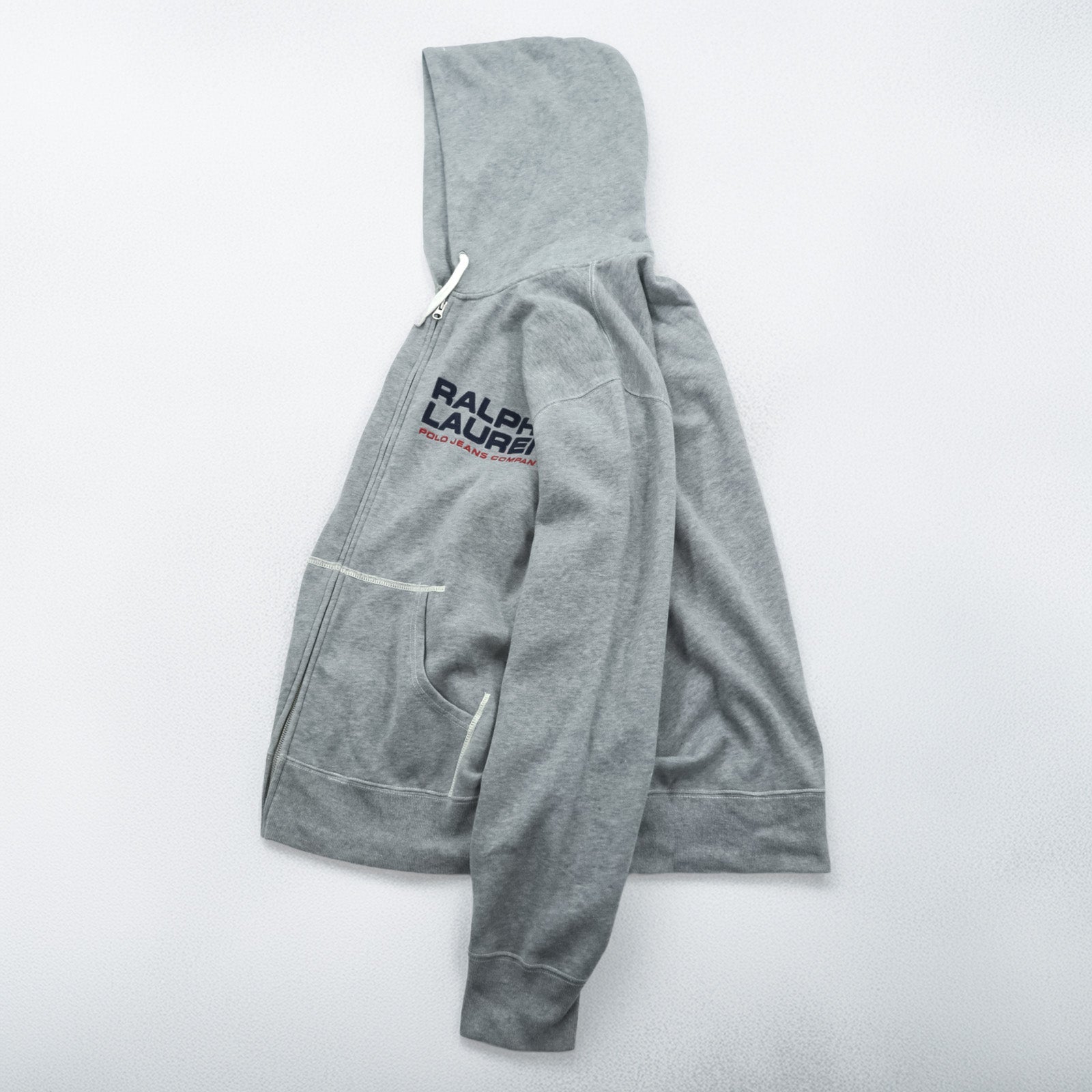 Polo Ralph Lauren 90年代 ジップパーカー XL グレー コットン POLO JEANS COMPANY