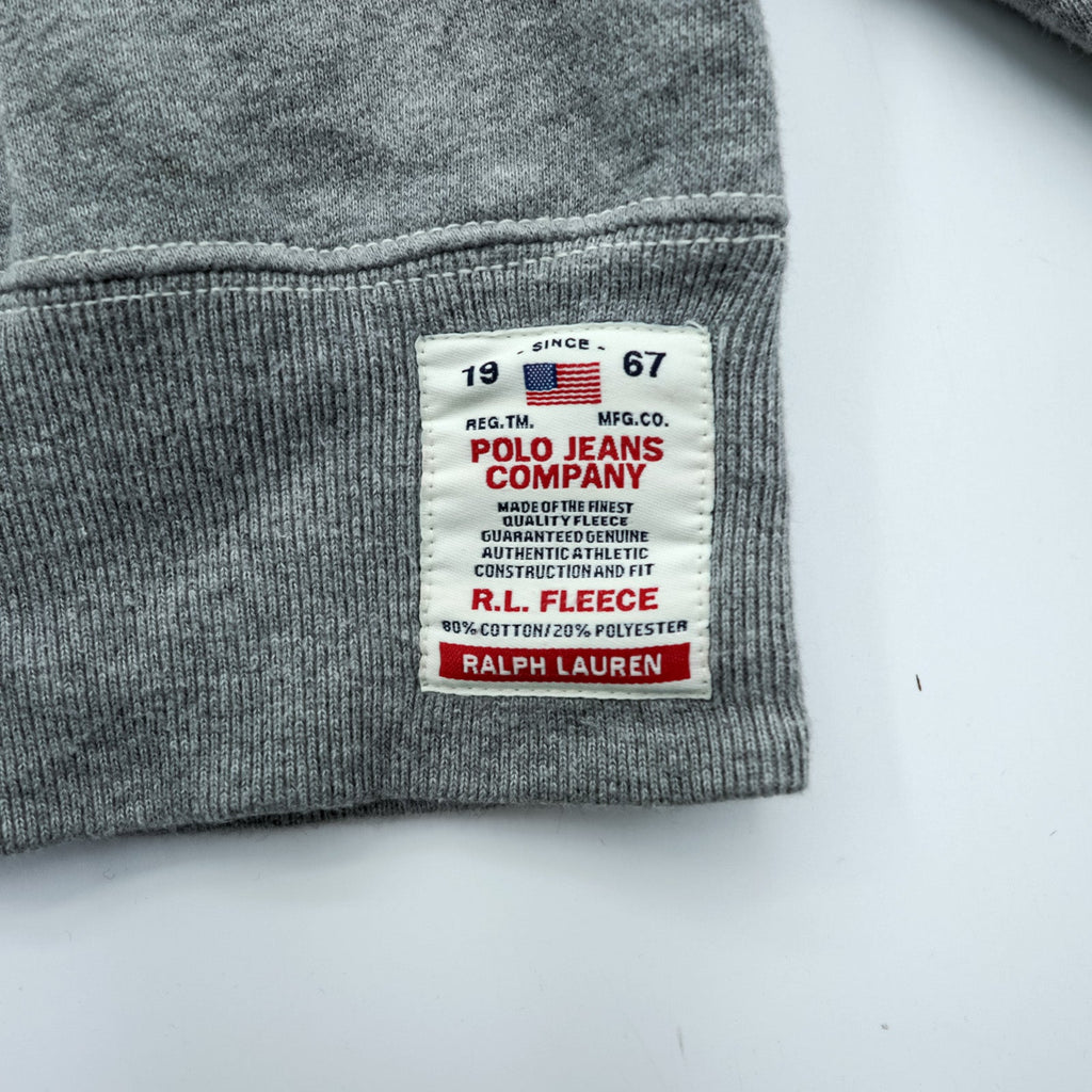 Polo Ralph Lauren 90年代 ジップパーカー XL グレー コットン POLO JEANS COMPANY