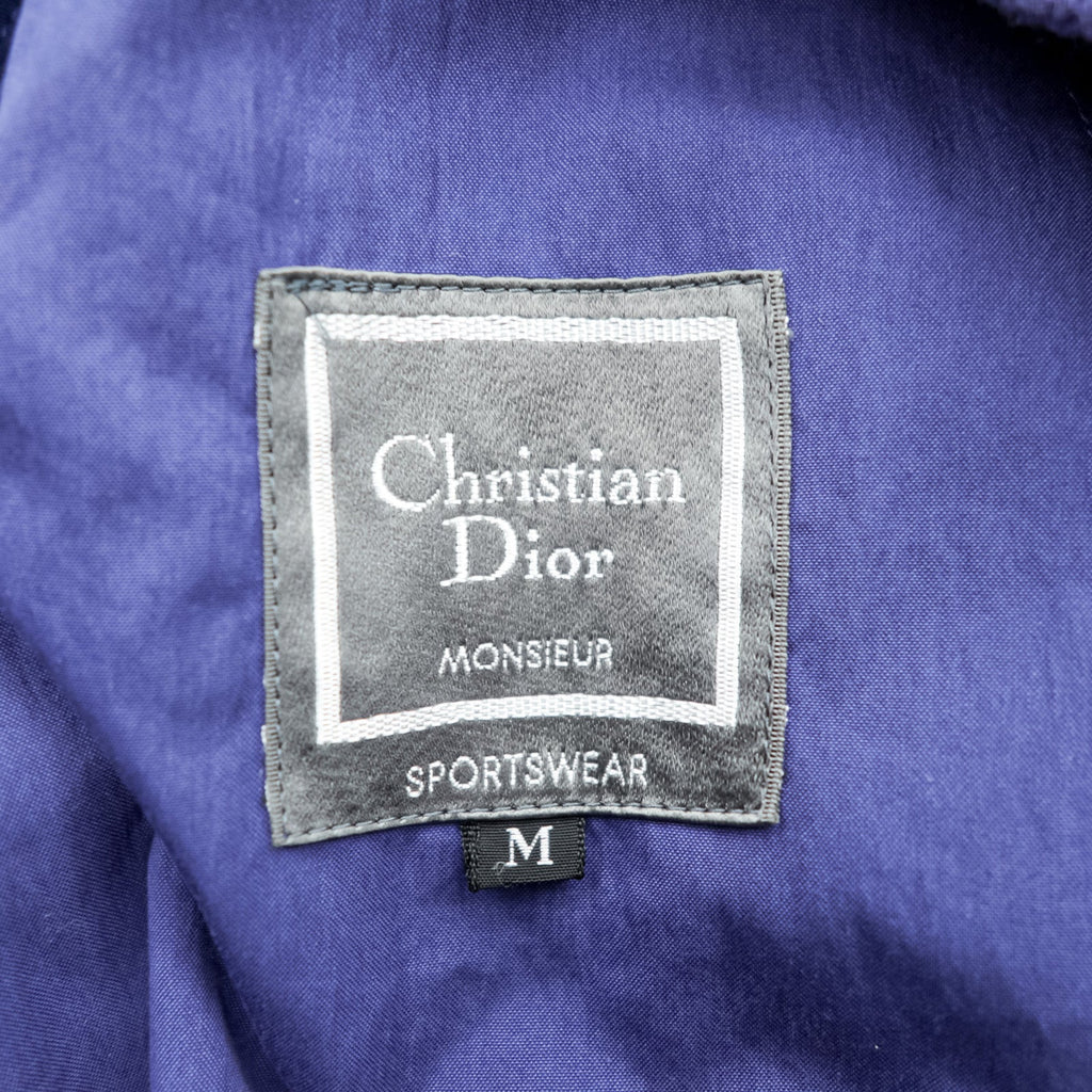 Christian Dior Monsieur Sportswear 80s Made in Japan Vintage Sports Jacket Blouson M Navy Old Vintage