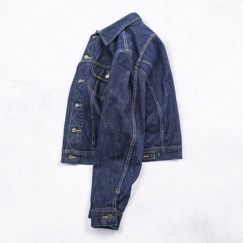 Lee Denim Jacket G-Jean M Indigo Dark Blue SLIM JACKET 101-J Premium 153436