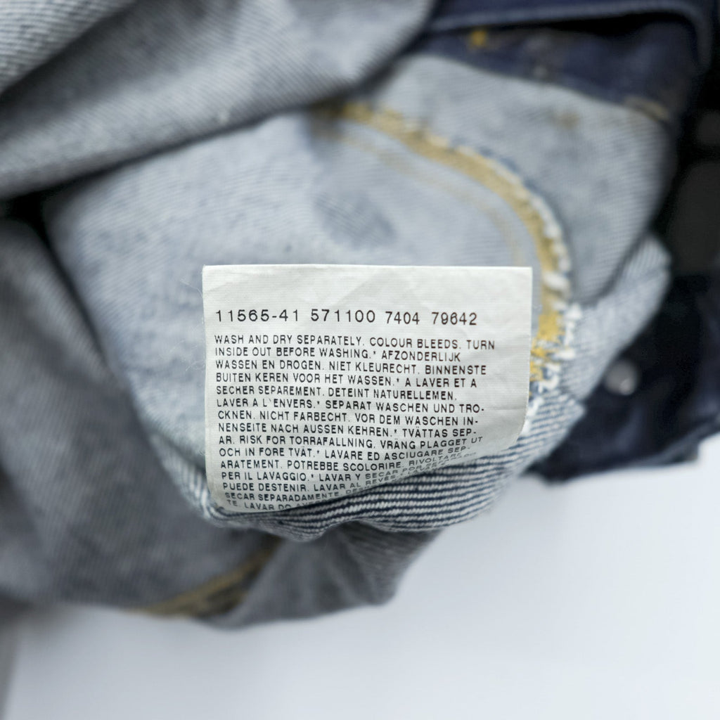 Lee Denim Jacket G-Jean M Indigo Dark Blue SLIM JACKET 101-J Premium 153436