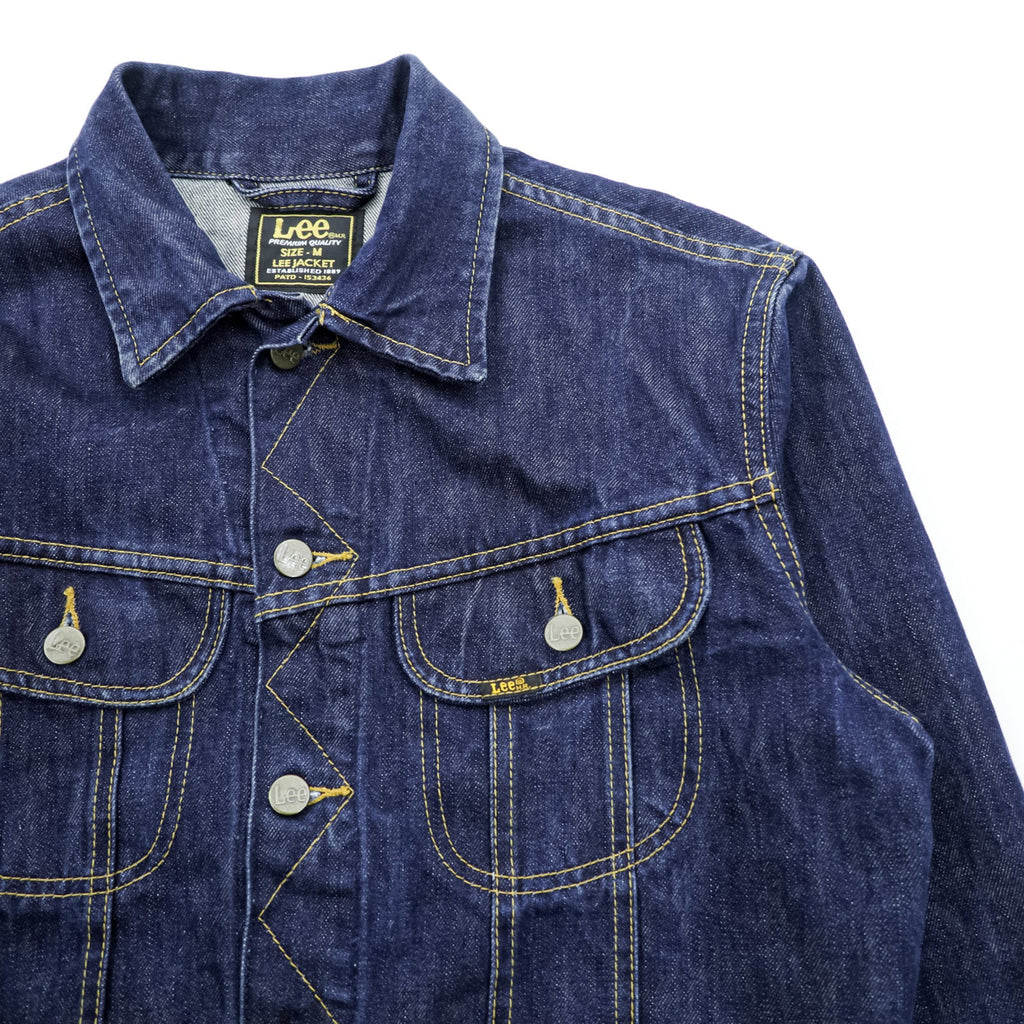 Lee Denim Jacket G-Jean M Indigo Dark Blue SLIM JACKET 101-J Premium 153436