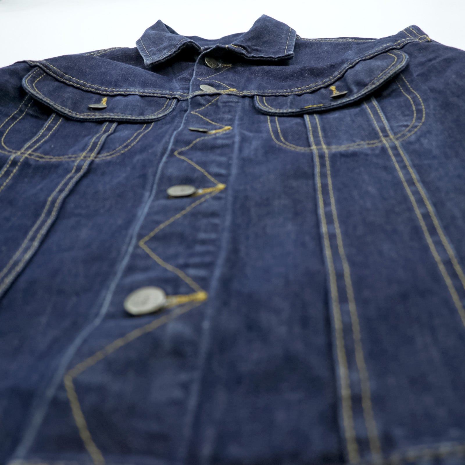 Lee Denim Jacket G-Jean M Indigo Dark Blue SLIM JACKET 101-J Premium 153436