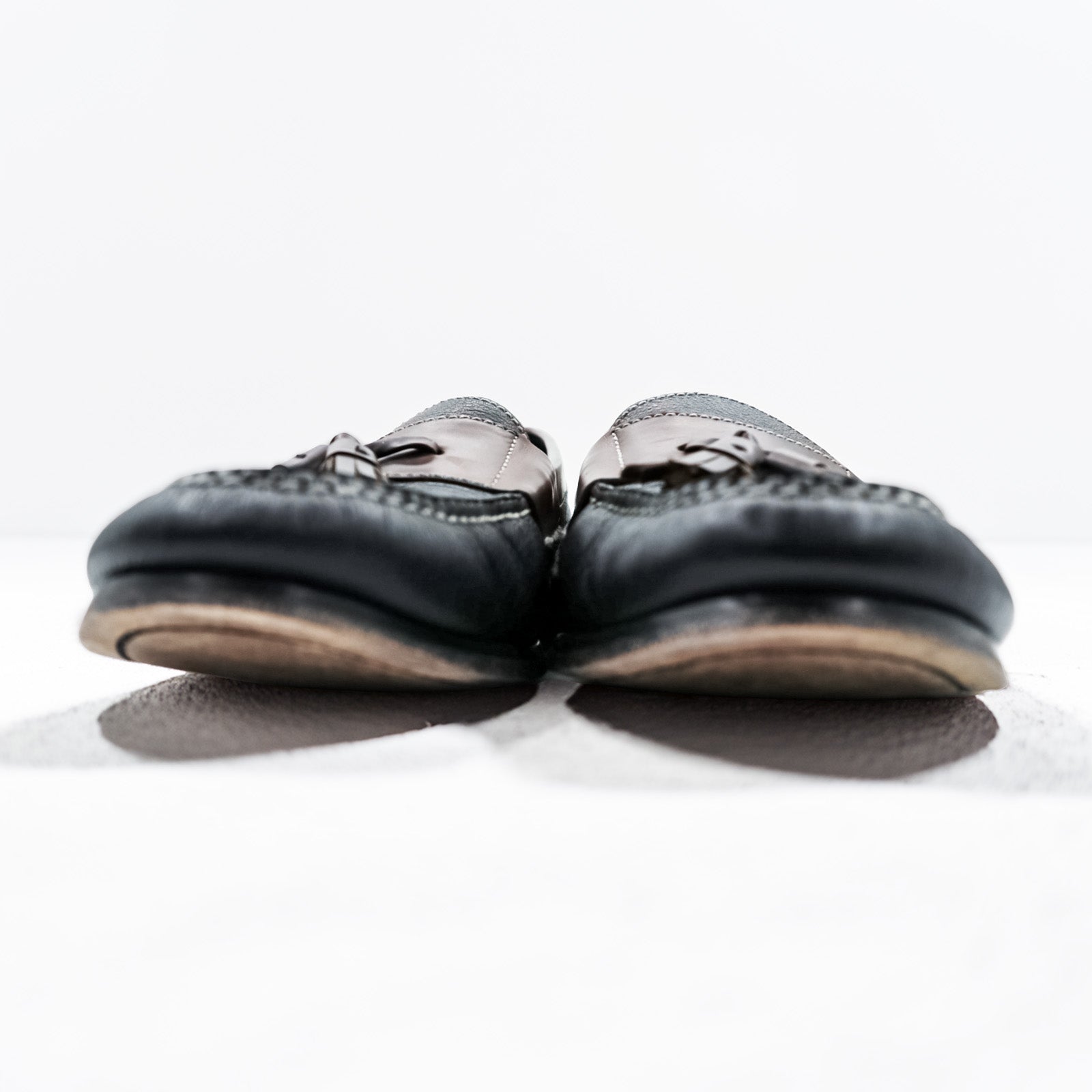Cole Haan フリンジ タッセルローファー 28cm ブラウン ブラック レザー 本革 02997