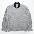 YVES SAINT LAURENT 90年代 ヴィンテージ ジップアップ ブルゾン ボンバージャケット L チェック pour homme YSL オールド