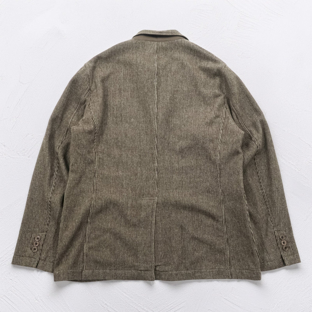 Polo Ralph Lauren ツイード 3B カジュアル テーラードジャケット ブレザー L ブラウン パッチポケット