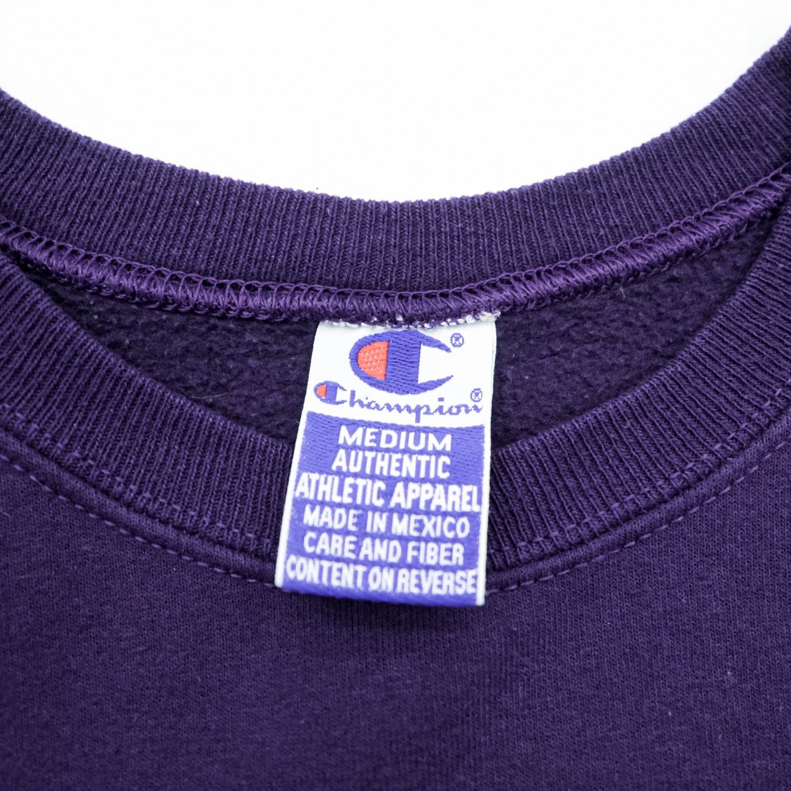 Champion 90s College Sweatshirt M Purple TEXAS WOMAN'S UNIVERSITY