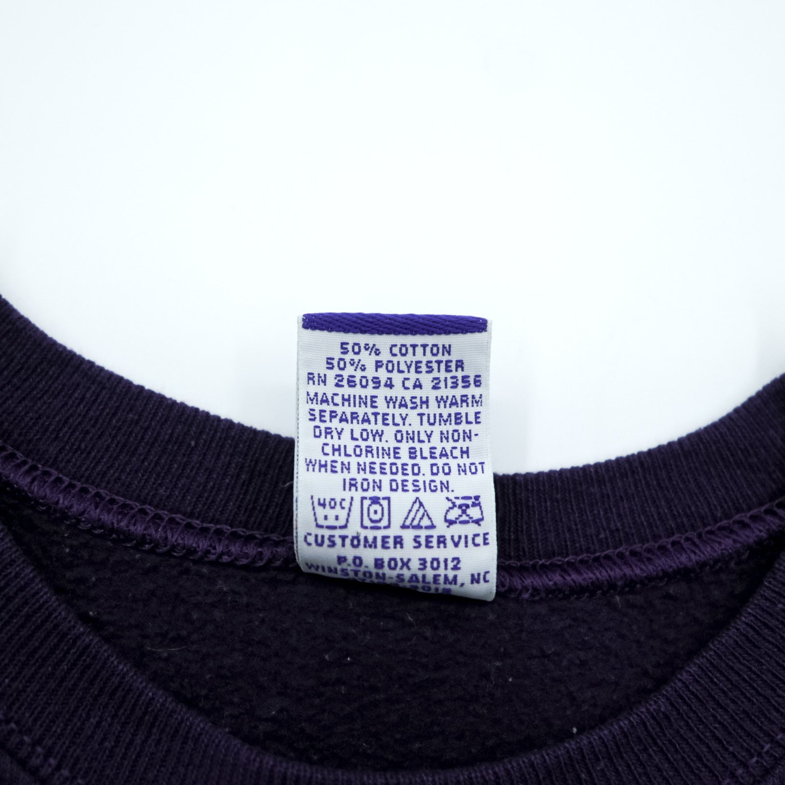 Champion 90s College Sweatshirt M Purple TEXAS WOMAN'S UNIVERSITY