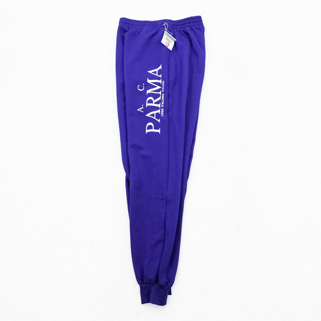 Kappa 90s Made in Japan Jogger Track Pants Jersey L Blue ITALIAN FOOTBALL LEAGUE F.C. PARMA Unused