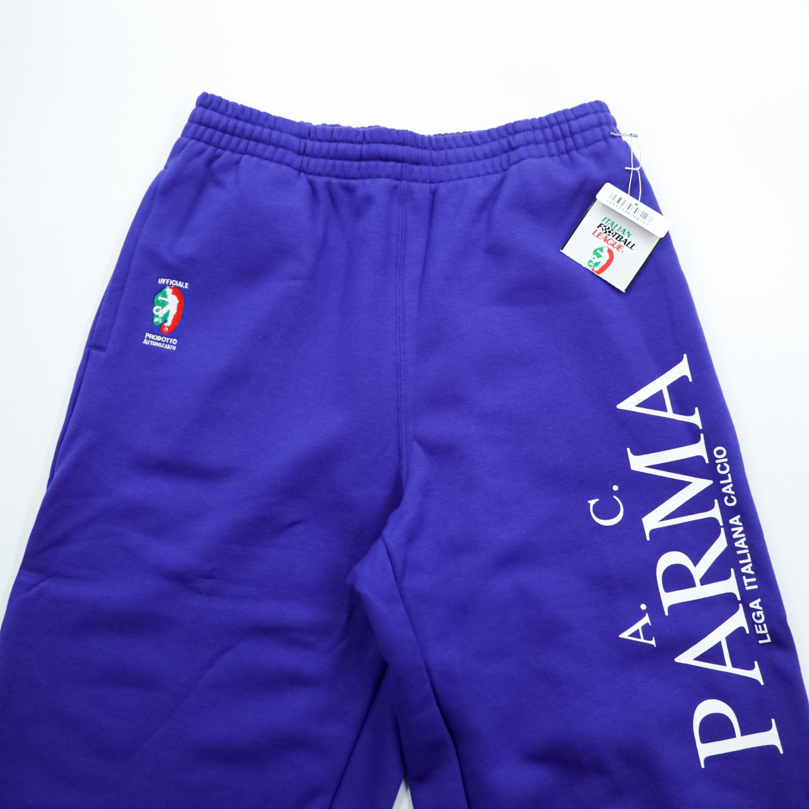 Kappa 90s Made in Japan Jogger Track Pants Jersey L Blue ITALIAN FOOTBALL LEAGUE F.C. PARMA Unused