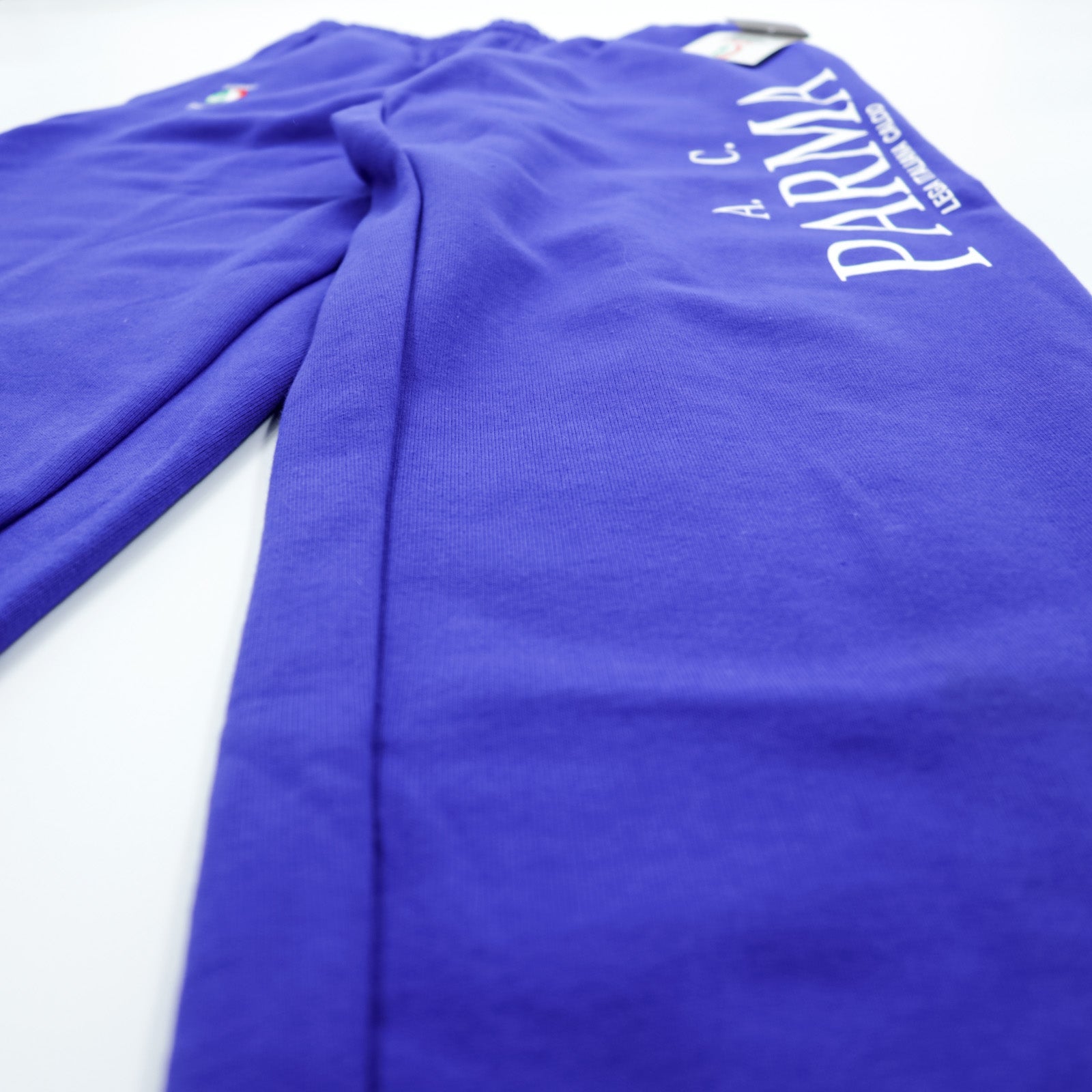 Kappa 90s Made in Japan Jogger Track Pants Jersey L Blue ITALIAN FOOTBALL LEAGUE F.C. PARMA Unused