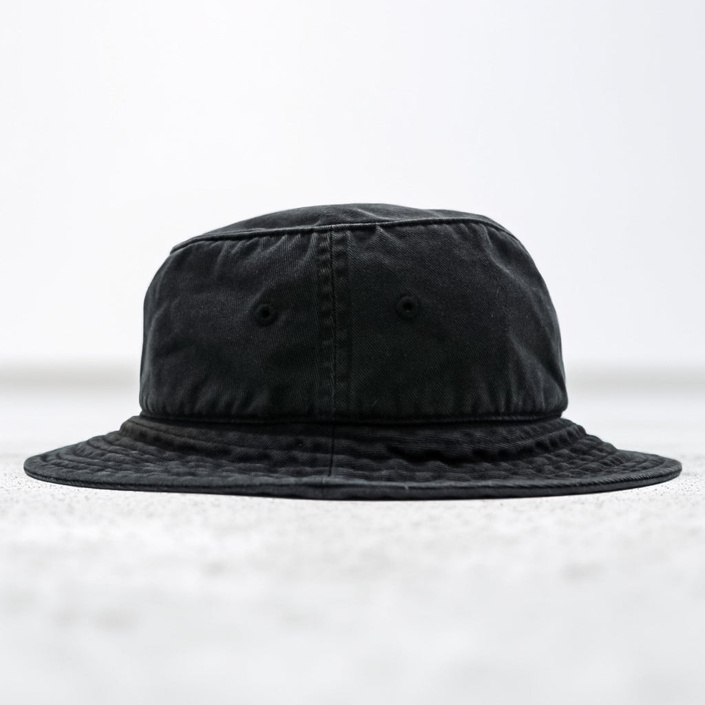 Polo Ralph Lauren 90年代 バケットハット S/M ブラック スモールポニー 刺繍 ロゴ
