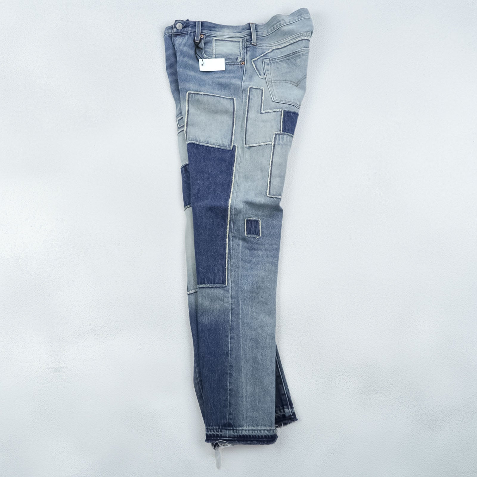 LEVI'S MADE&CRAFTED 80's 501 HAIGHT ビッグE セルヴィッチ デニムパンツ ジーンズ L パッチワーク カットオフ 未使用品 A2231-0009