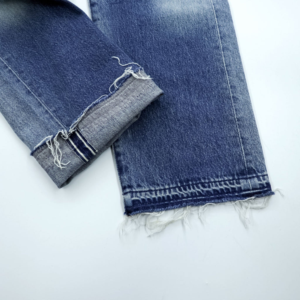 LEVI'S MADE&CRAFTED 80's 501 HAIGHT ビッグE セルヴィッチ デニムパンツ ジーンズ L パッチワーク カットオフ 未使用品 A2231-0009