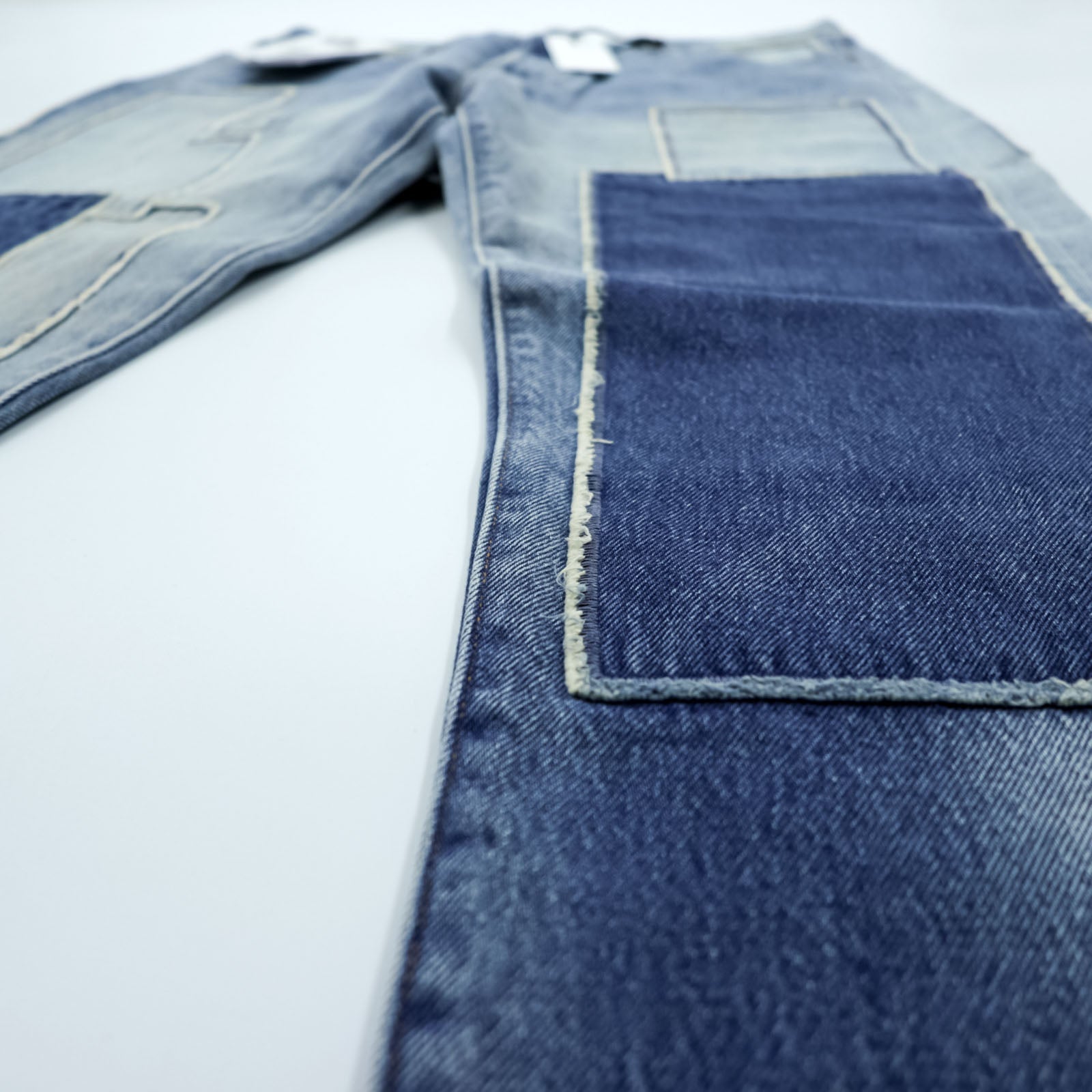 LEVI'S MADE&CRAFTED 80's 501 HAIGHT ビッグE セルヴィッチ デニムパンツ ジーンズ L パッチワーク カットオフ 未使用品 A2231-0009