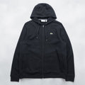 LACOSTE SPORT Zip Hoodie XL Black Embroidered Logo Side Pockets