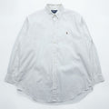 Ralph Lauren 90s Oxford Button-Down Shirt XL White YARMOUTH Small Pony Embroidered Logo