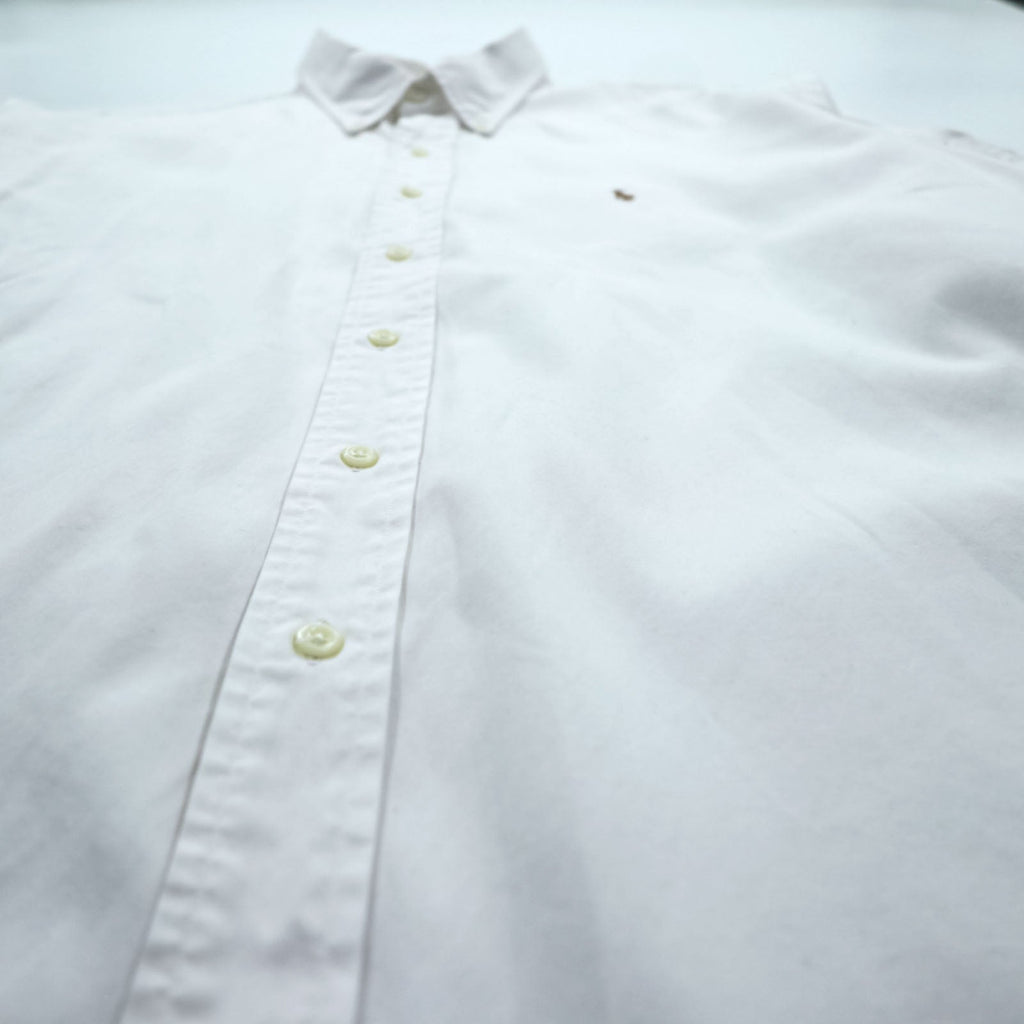 Ralph Lauren 90s Oxford Button-Down Shirt XL White YARMOUTH Small Pony Embroidered Logo