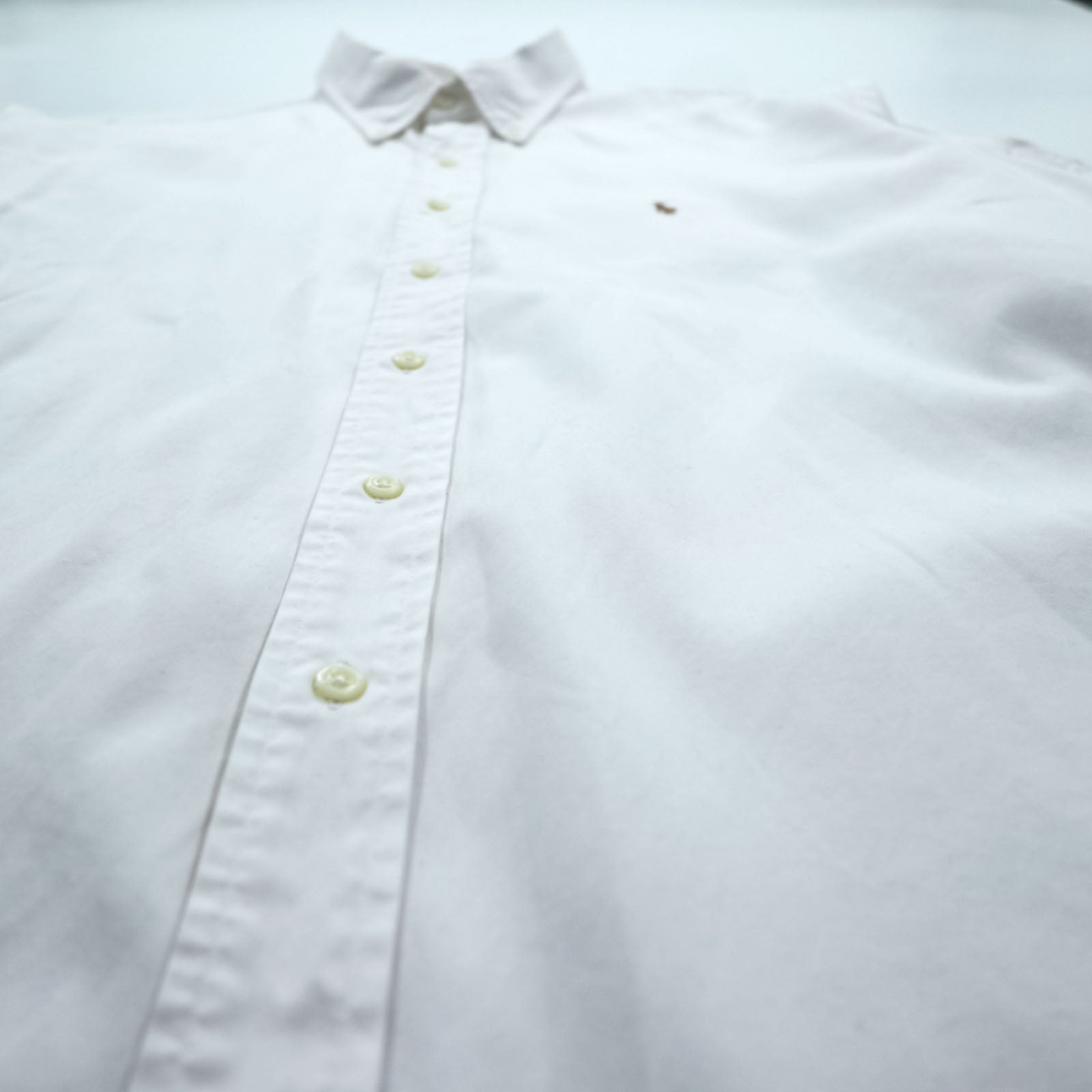 Ralph Lauren 90s Oxford Button-Down Shirt XL White YARMOUTH Small Pony Embroidered Logo