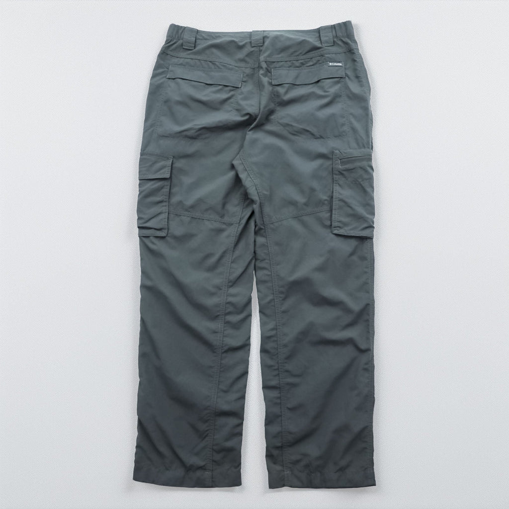 Columbia カーゴパンツ アウトドア パンツ L グレー 防水 リップストップ ナイロン Hiking Kestrel Trail Cargo Pants OMNI-SHADE SUN PROTECTION XM0104