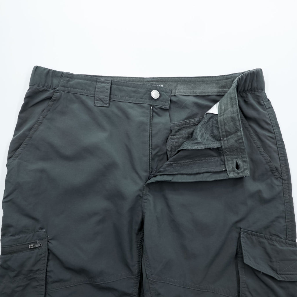 Columbia カーゴパンツ アウトドア パンツ L グレー 防水 リップストップ ナイロン Hiking Kestrel Trail Cargo Pants OMNI-SHADE SUN PROTECTION XM0104