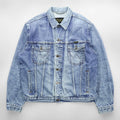 Wrangler 90s Denim Jacket G Jean L Light Blue Stonewash Indigo AUTHENTIC WESTERN 121172