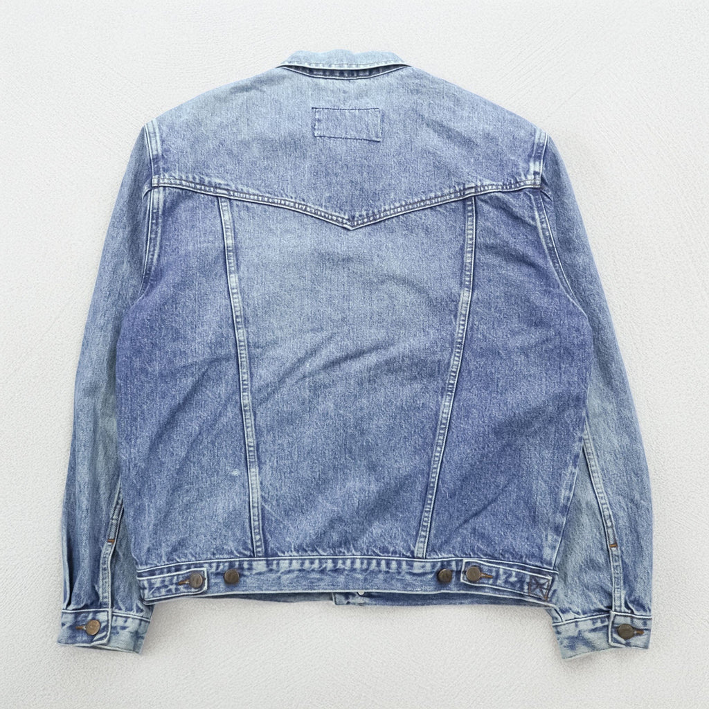 Wrangler 90s Denim Jacket G Jean L Light Blue Stonewash Indigo AUTHENTIC WESTERN 121172