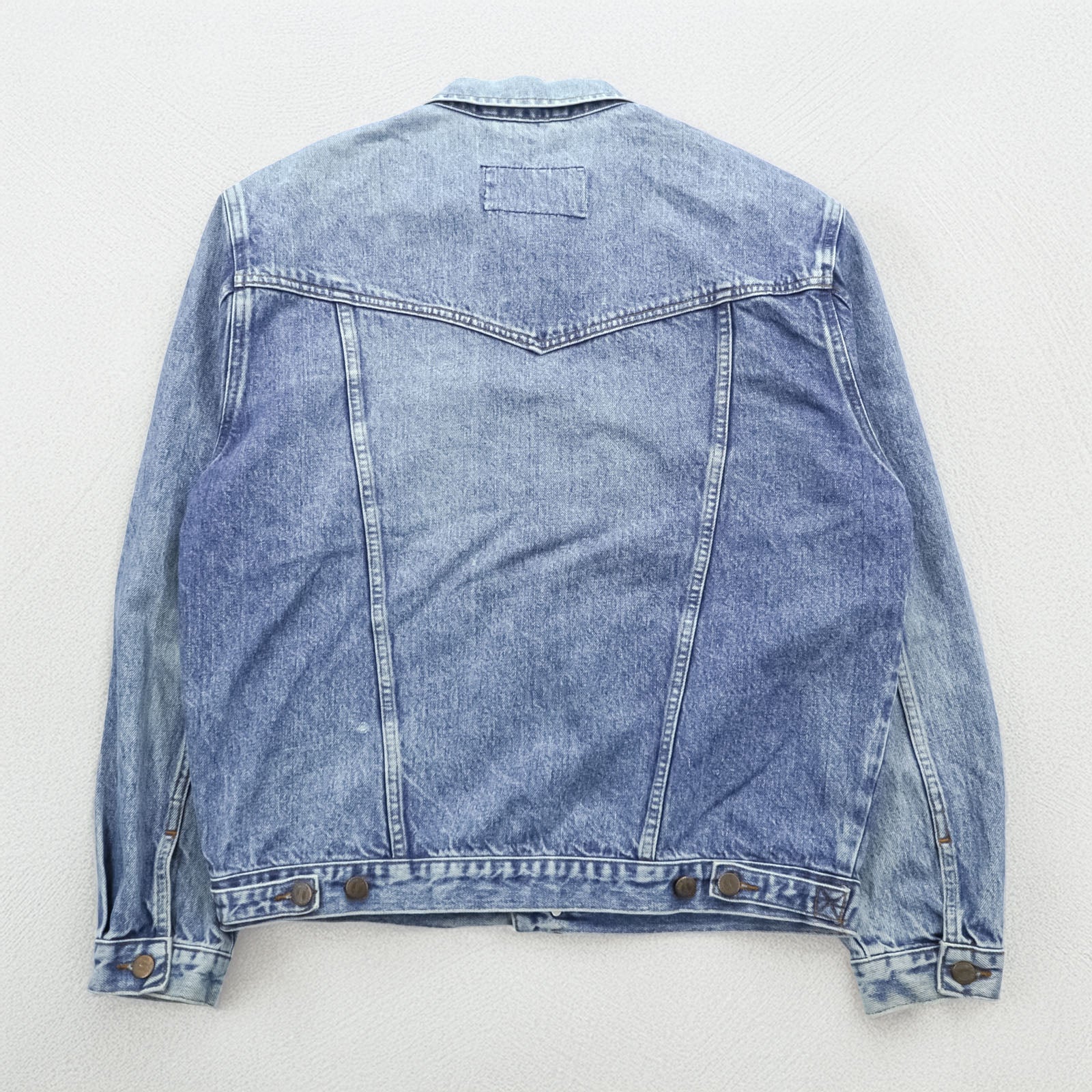 Wrangler 90s Denim Jacket G Jean L Light Blue Stonewash Indigo AUTHENTIC WESTERN 121172