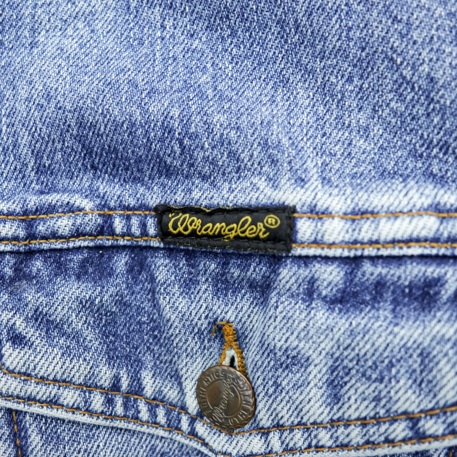 Wrangler 90s Denim Jacket G Jean L Light Blue Stonewash Indigo AUTHENTIC WESTERN 121172