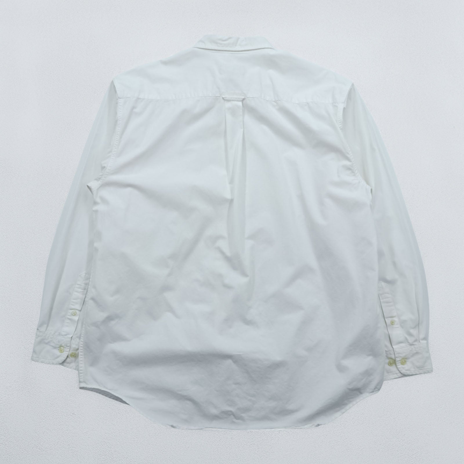 Eddie Bauer Oxford Button-Down Shirt, XL, White, Chest Pocket, Cotton