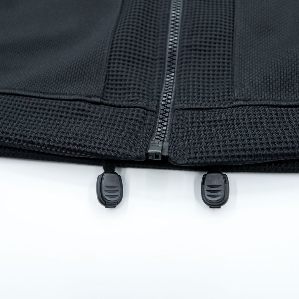 Kappa 90s Made in Japan Track Jacket Tracksuit Set Up M Black Drawstring Joggers Hem Zips Slits
