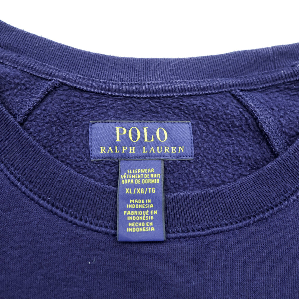 Polo Ralph Lauren ライトウェイト スウェット トレーナー XL ネイビー コットン クルーネック