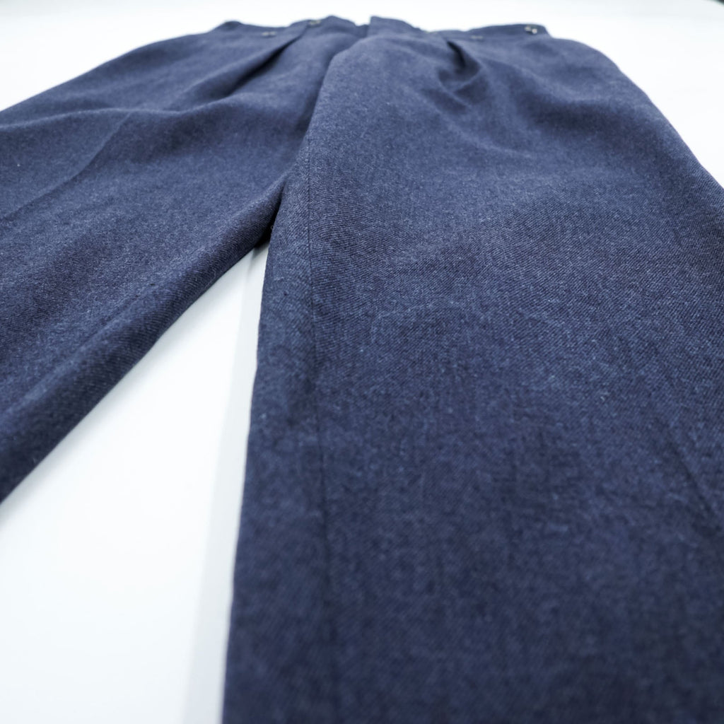 Clayman & Sons LTD 60s Euro Vintage Slacks Trousers M Navy RAF Military 8405-21-800-1044